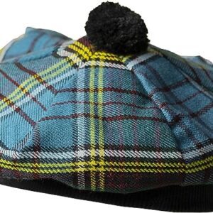 UMAM Scottish Traditional Tam o' Shatner Acrylic Wool Tammy Hat Flat Bonnet Kilt Many Tartans - Anderson 043tcp