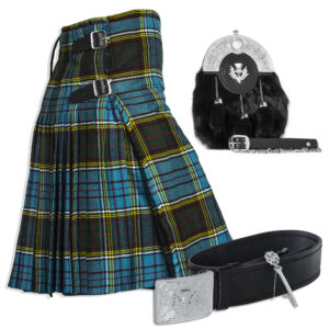 UMAM Tartan Kilt Set – 05 Pieces Kilt Accessories for Men, Scottish Outfit