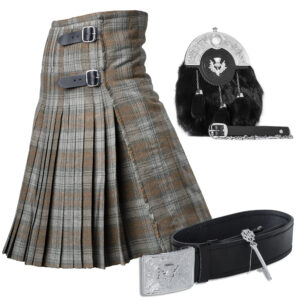 UMAM Tartan Kilt Set – 05 Pieces Kilt Accessories for Men, Scottish Outfit
