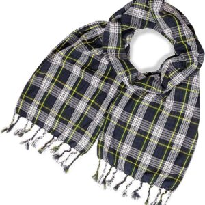 UMAM Plaid Scarf for Men and Women- 90inch, Handmade, Acrylic Wool Winter Scarf/Wedding Slash in Various Tartans - Dress Gordon