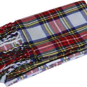 UMAM Plaid Scarf for Men and Women- 90inch, Handmade, Acrylic Wool Winter Scarf/Wedding Slash in Various Tartans - Dress Macdonald