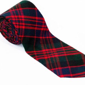 UMAM Scottish Neckties For Men - Many Clan Tartans, Acrylic Wool Men Ties - Macdonald Tartan