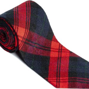 UMAM Scottish Neckties For Men - Many Clan Tartans, Acrylic Wool Men Ties - Maclachlan 055-nt