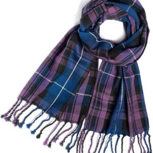 UMAM Plaid Scarf for Men and Women- 90inch, Handmade, Acrylic Wool Winter Scarf/Wedding Slash in Various Tartans - Pride of Scotland