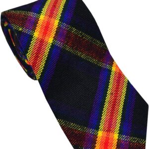 UMAM Scottish Neckties For Men - Many Clan Tartans, Acrylic Wool Men Ties - Rainbow Pride 039-nt