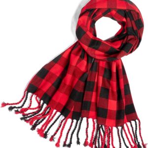 UMAM Plaid Scarf for Men and Women- 90inch, Handmade, Acrylic Wool Winter Scarf/Wedding Slash in Various Tartans - Rob Roy