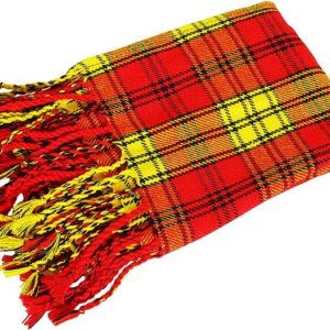 UMAM Plaid Scarf for Men and Women- 90inch, Handmade, Acrylic Wool Winter Scarf/Wedding Slash in Various Tartans - Rourke Frew