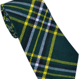 UMAM Scottish Neckties For Men - Many Clan Tartans, Acrylic Wool Men Ties - St Patrick 035-nt