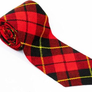 UMAM Scottish Neckties For Men - Many Clan Tartans, Acrylic Wool Men Ties - Wallace Tartan