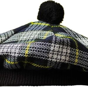 UMAM Scottish Traditional Tam o' Shatner Acrylic Wool Tammy Hat Flat Bonnet Kilt Many Tartans - Dress Gordon 001tcp