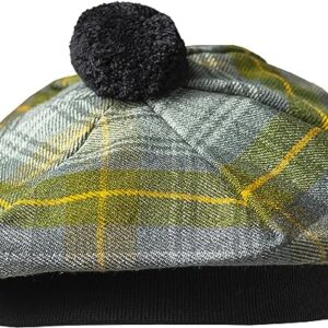 UMAM Scottish Traditional Tam o' Shatner Acrylic Wool Tammy Hat Flat Bonnet Kilt Many Tartans - Gordon Weathered 062tcp
