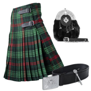UMAM Tartan Kilt Set – 05 Pieces Kilt Accessories for Men, Scottish Outfit