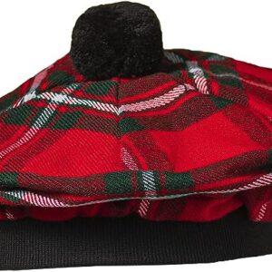UMAM Scottish Traditional Tam o' Shatner Acrylic Wool Tammy Hat Flat Bonnet Kilt Many Tartans - Macgregor 019tcp