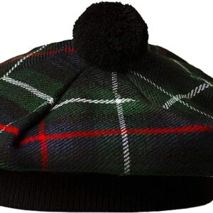UMAM Scottish Traditional Tam o' Shatner Acrylic Wool Tammy Hat Flat Bonnet Kilt Many Tartans - Mackenzie 009tcp