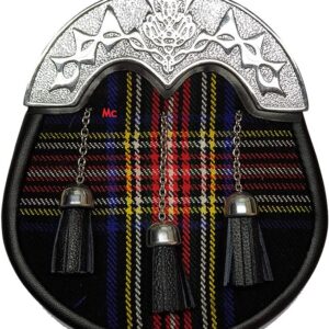 New Scottish Tartan Sporran, Chain Belt in Different Tartans
