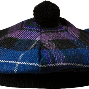 UMAM Scottish Traditional Tam o' Shatner Acrylic Wool Tammy Hat Flat Bonnet Kilt Many Tartans - Pride of Scotland 015tcp