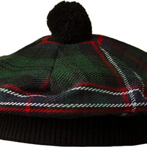 UMAM Scottish Traditional Tam o' Shatner Acrylic Wool Tammy Hat Flat Bonnet Kilt Many Tartans - Scottish National 016tcp