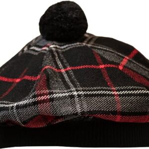 UMAM Scottish Traditional Tam o' Shatner Acrylic Wool Tammy Hat Flat Bonnet Kilt Many Tartans - Spirit of Highlander