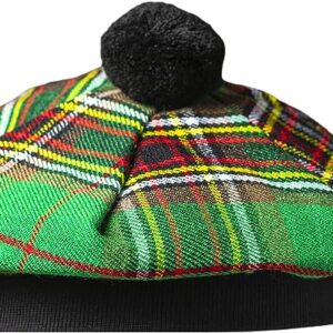 UMAM Scottish Traditional Tam o' Shatner Acrylic Wool Tammy Hat Flat Bonnet Kilt Many Tartans - Tara Murphy 037tcp