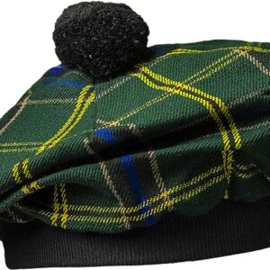UMAM Scottish Traditional Tam o' Shatner Acrylic Wool Tammy Hat Flat Bonnet Kilt Many Tartans - Us Army 048tcp