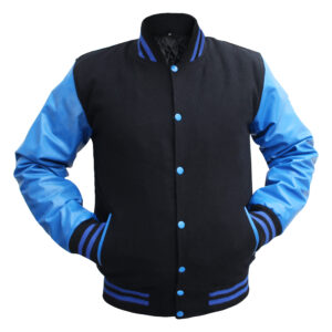 Black with Blue