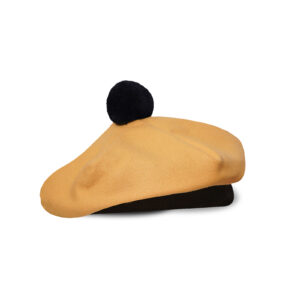 Scottish Traditional Tam o' Shatner Full Wool Tammy Hat Flat Bonnet Kilt Many Tartans - CHESSEY YELLOW