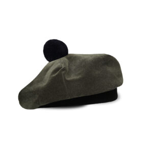 Scottish Traditional Tam o' Shatner Velvet Caps - Iguana