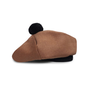 Scottish Traditional Tam o' Shatner Full Wool Tammy Hat Flat Bonnet Kilt Many Tartans - Hazelnut Mica