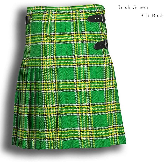 Kilt for Men, Premium Traditional Scottish Men's Kilt & Flashes - 5 Yard 16 oz Acrylic Wool - Image 5