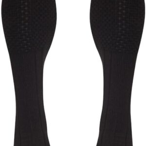 Scottish Highland Kilt Hose for Men, Ribbed Socks for USA Shoe Sizes, Wool Blend