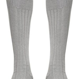 Scottish Highland Kilt Hose for Men, Ribbed Socks for USA Shoe Sizes, Wool Blend